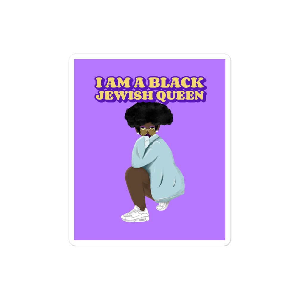 Black & Jewish Love | Kiss Cut Sticker
