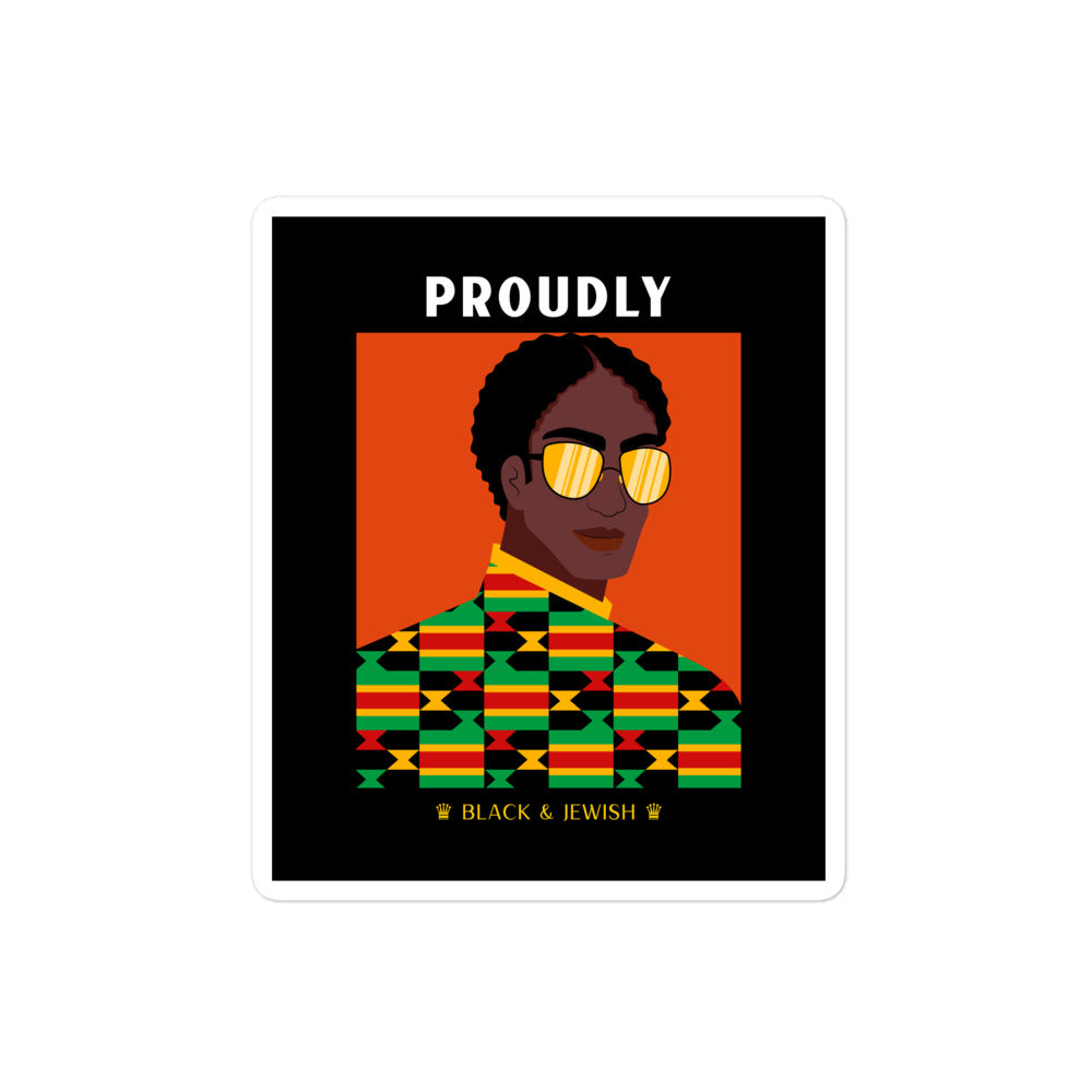 Black & Jewish Love | Kiss Cut Sticker