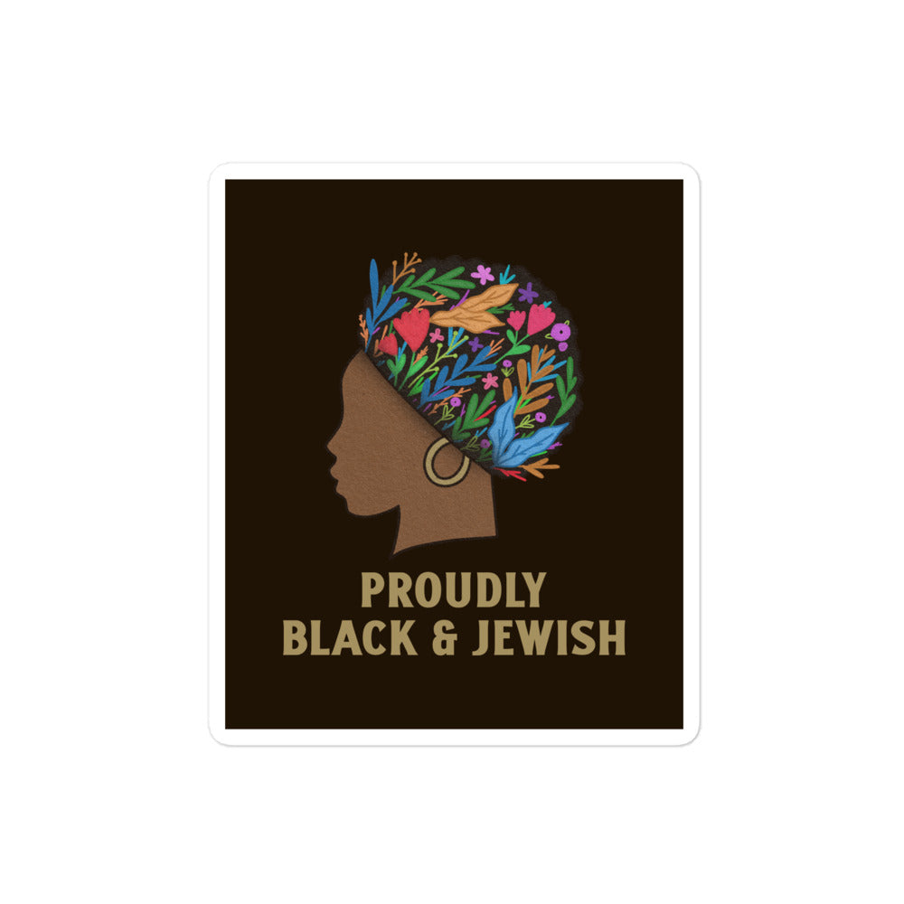 Black & Jewish Love | Kiss Cut Sticker