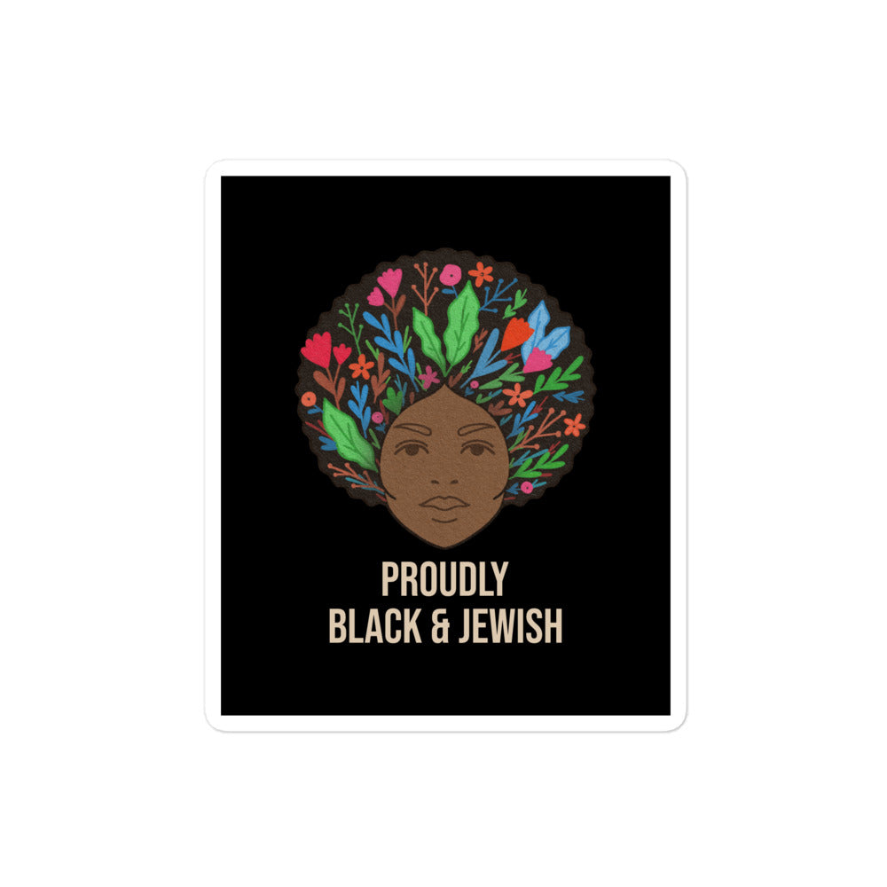 Black & Jewish Love | Kiss Cut Sticker