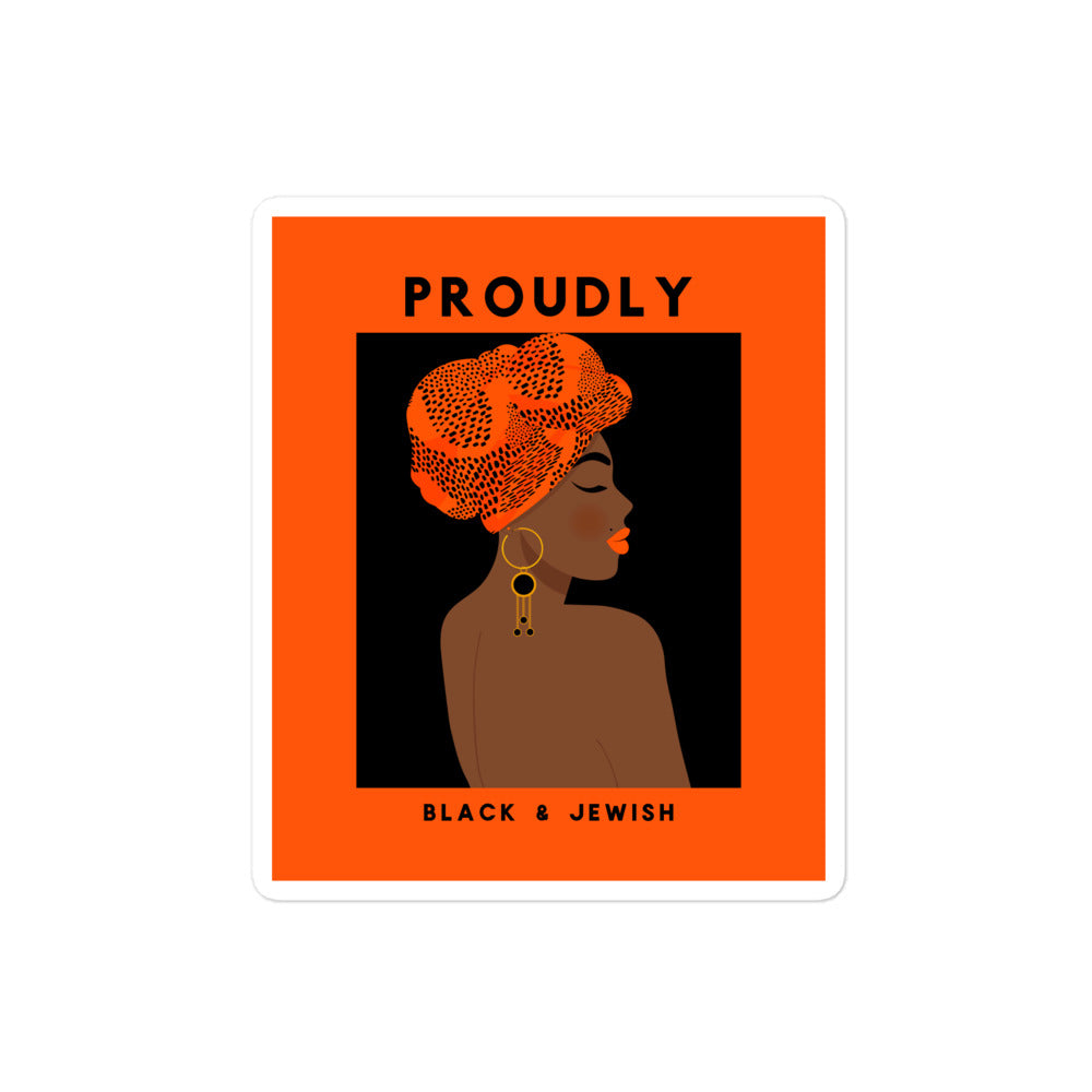 Black & Jewish Love | Kiss Cut Sticker