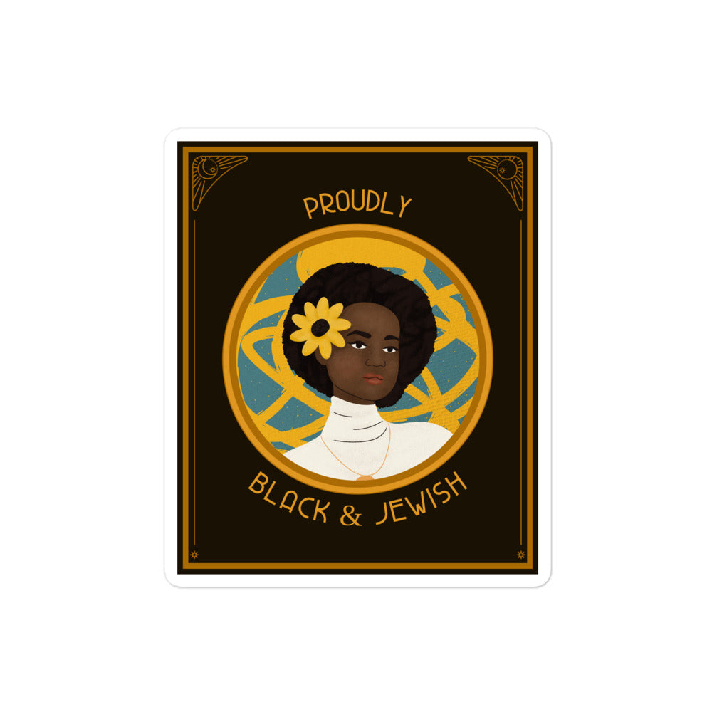 Black & Jewish Love | Kiss Cut Sticker