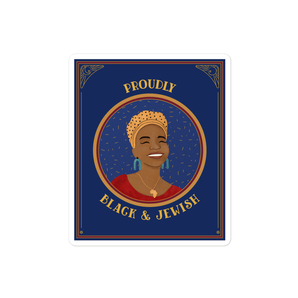 Black & Jewish Love | Kiss Cut Sticker