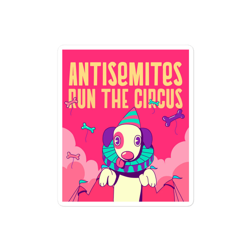 Antisemitic Clowns | Kiss Cut Sticker