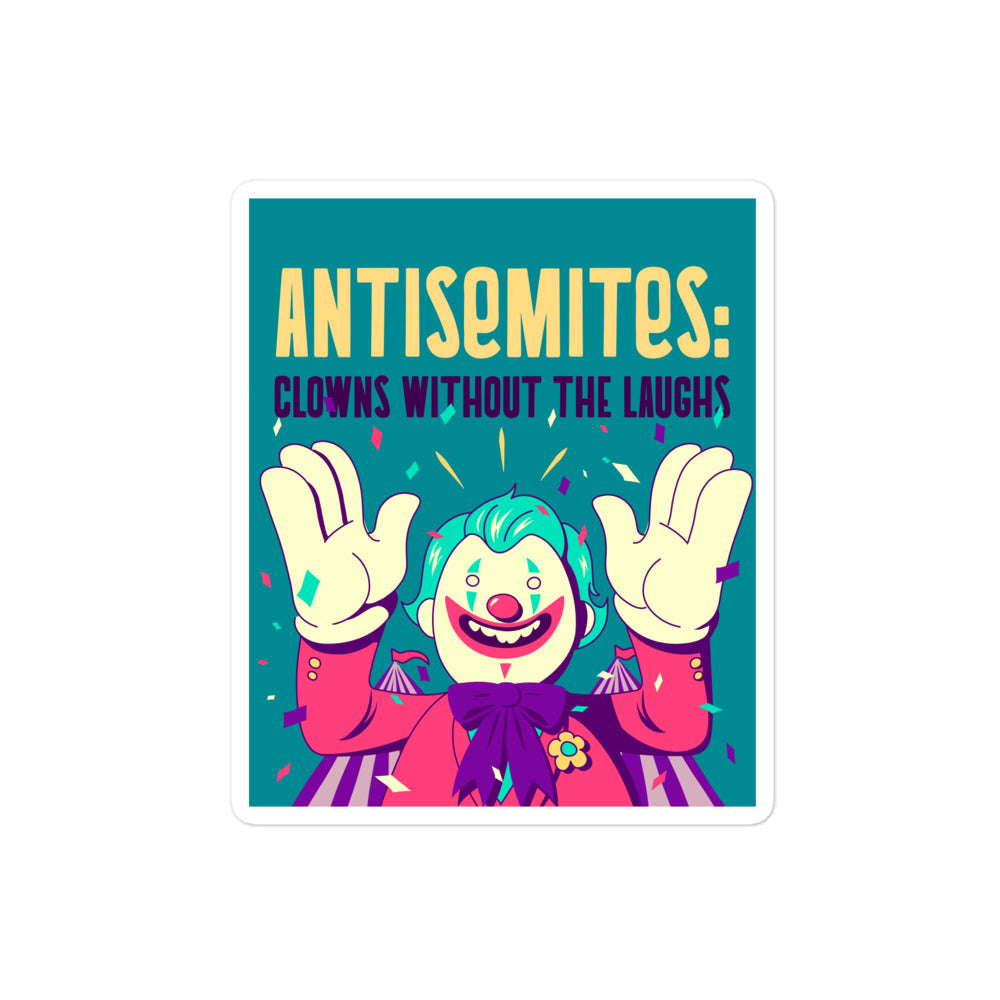 Antisemitic Clowns | Kiss Cut Sticker