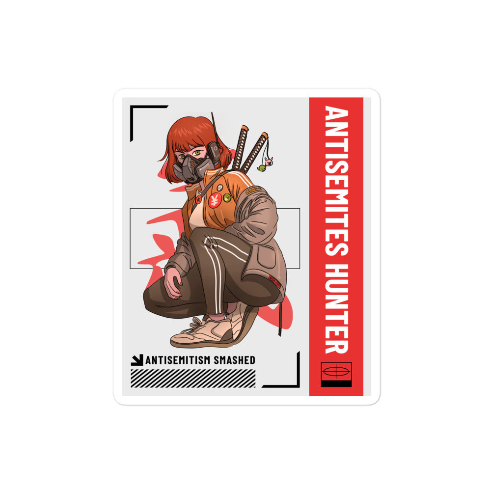 Antisemites Hunter | Kiss Cut Sticker Jouparty