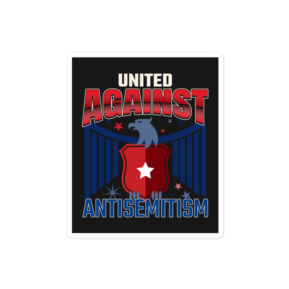 USA Edition | United Against Antisemitism | Kiss Cut Sticker Jouparty