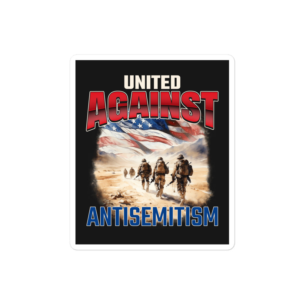 USA Edition | United Against Antisemitism | Kiss Cut Sticker Jouparty