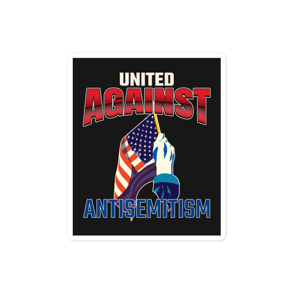 USA Edition | United Against Antisemitism | Kiss Cut Sticker Jouparty