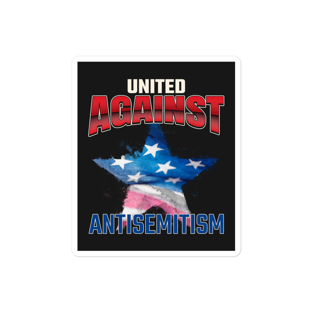 USA Edition | United Against Antisemitism | Kiss Cut Sticker Jouparty