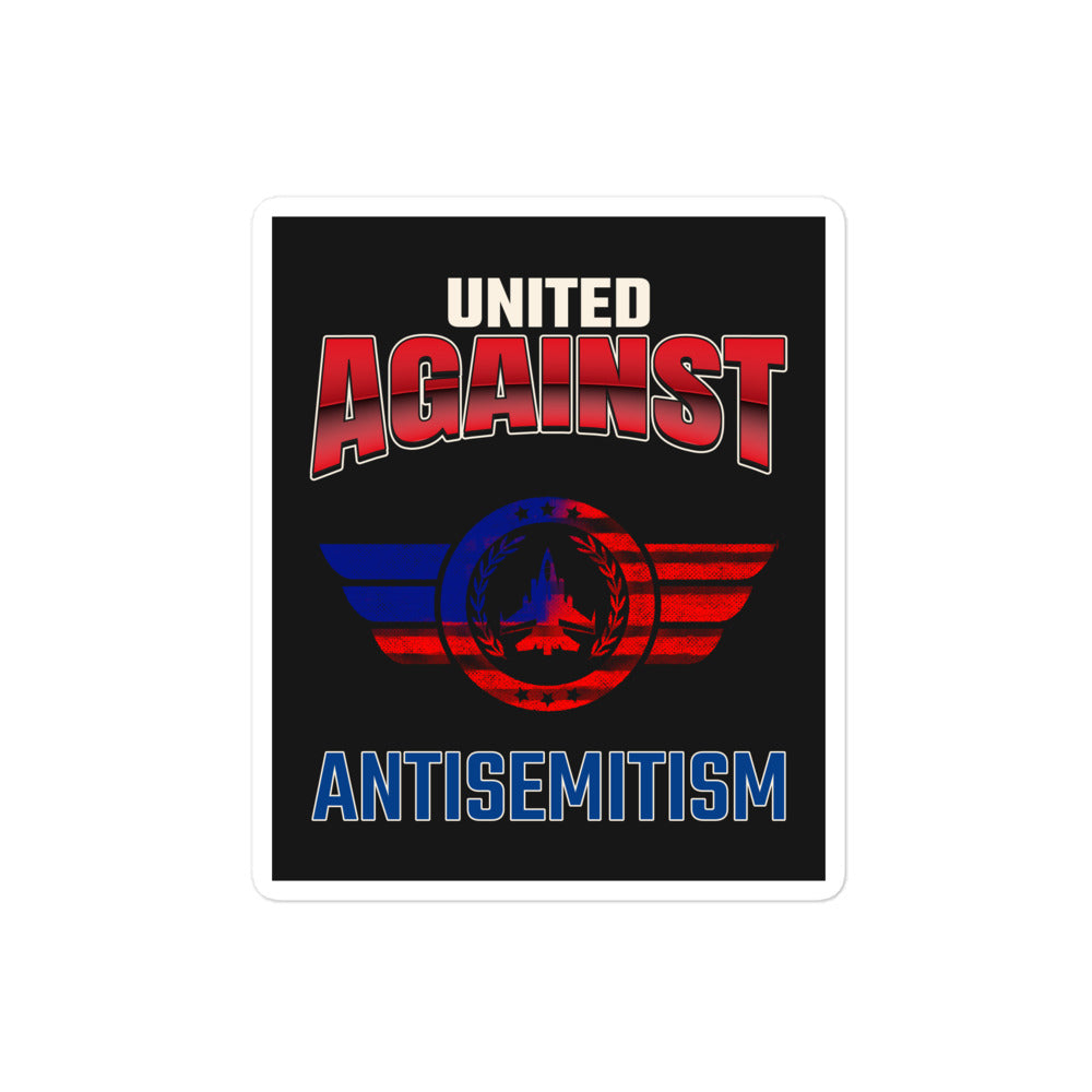 USA Edition | United Against Antisemitism | Kiss Cut Sticker Jouparty