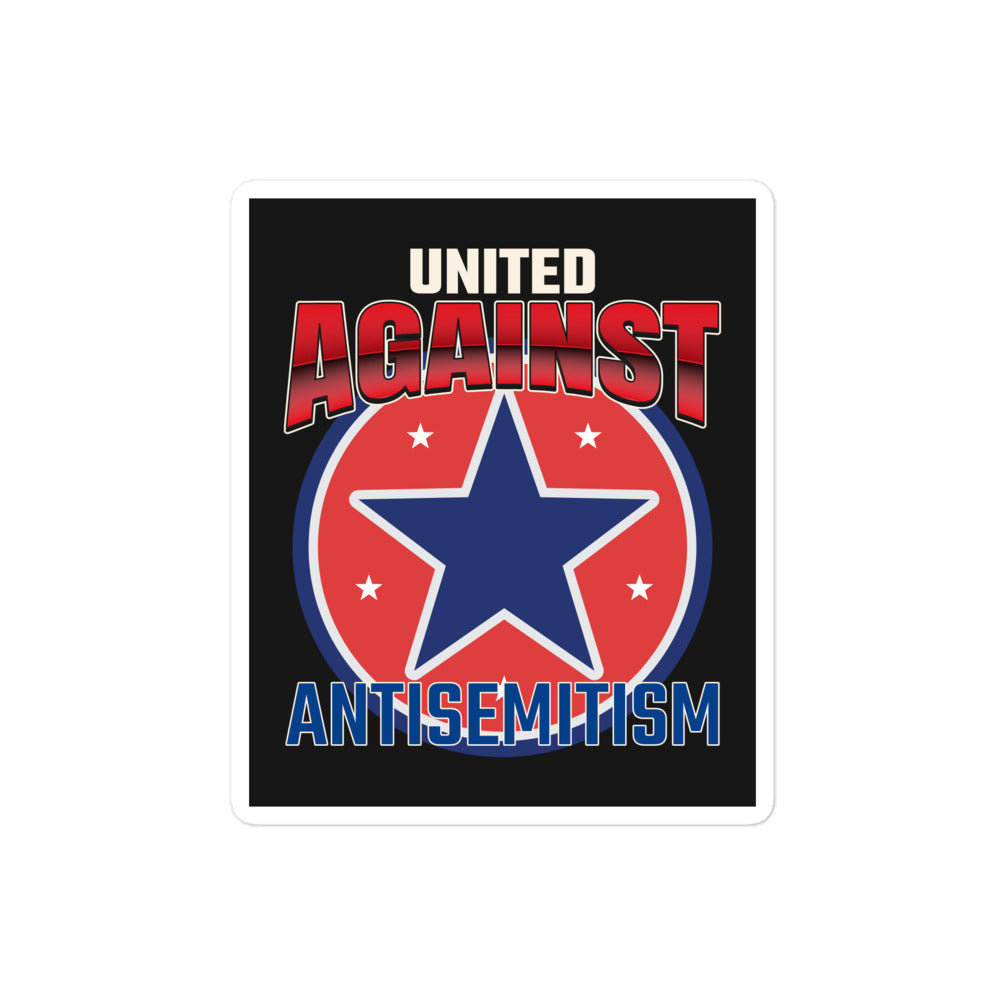 USA Edition | United Against Antisemitism | Kiss Cut Sticker Jouparty