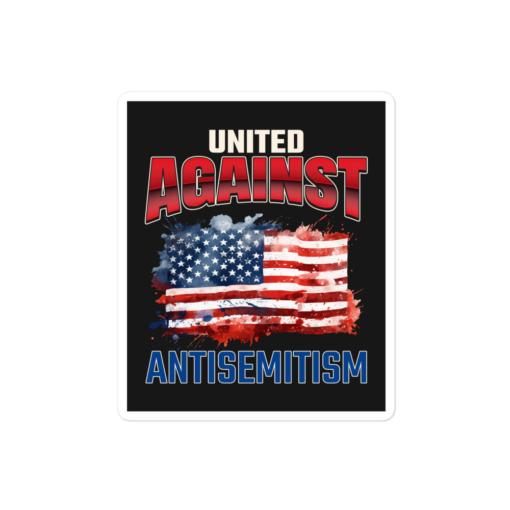 USA Edition | United Against Antisemitism | Kiss Cut Sticker Jouparty
