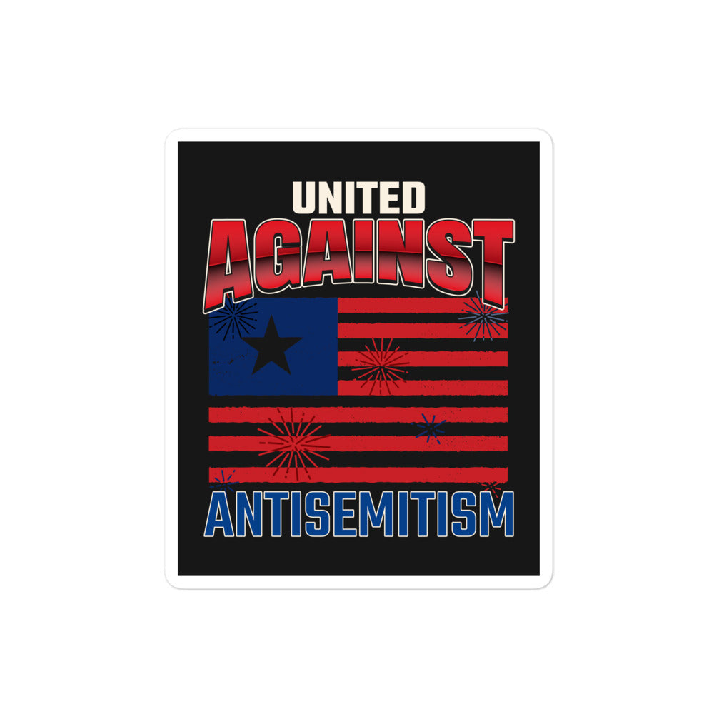USA Edition | United Against Antisemitism | Kiss Cut Sticker Jouparty