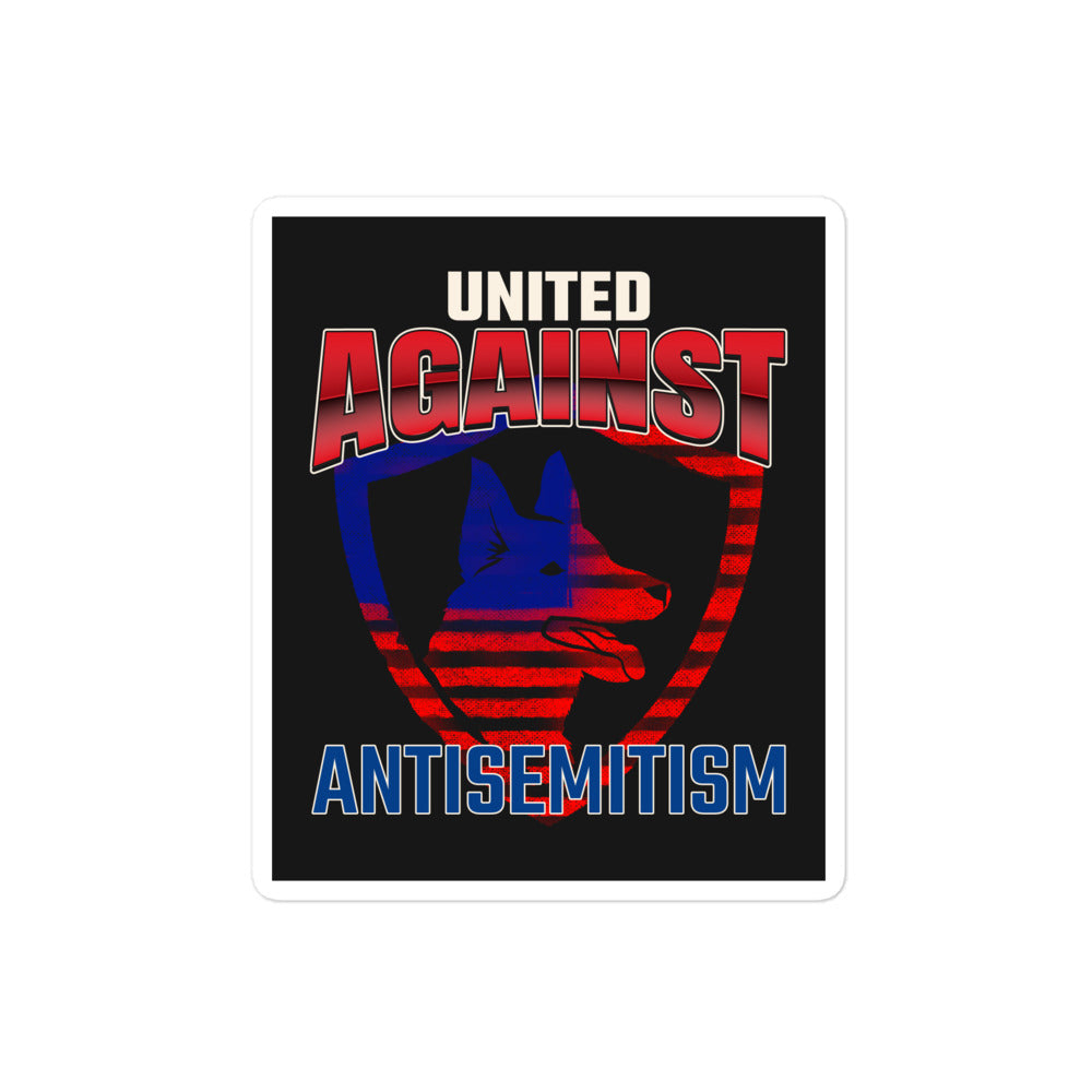 USA Edition | United Against Antisemitism | Kiss Cut Sticker Jouparty