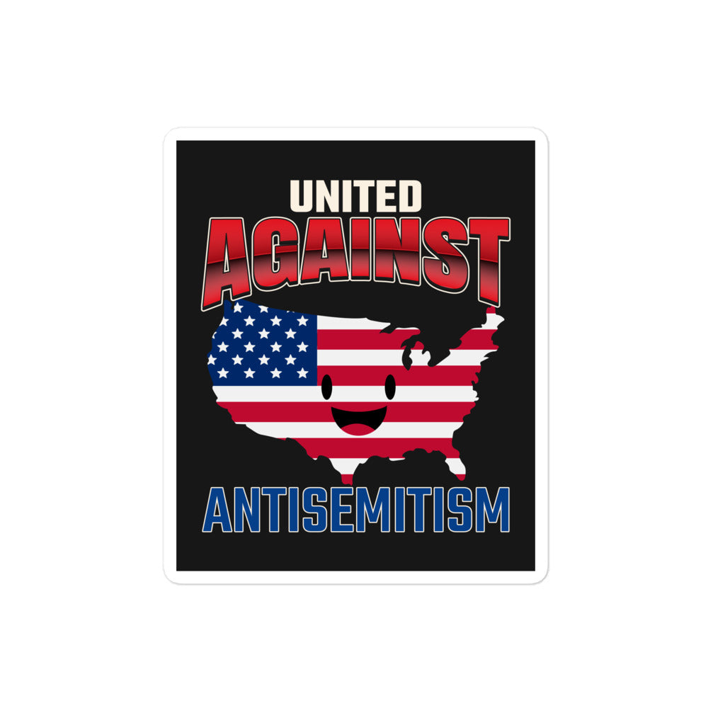 USA Edition | United Against Antisemitism | Kiss Cut Sticker Jouparty