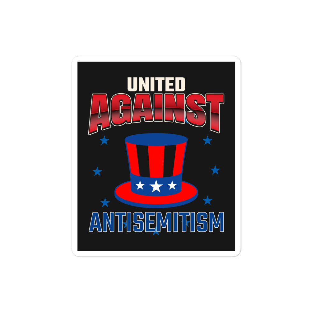 USA Edition | United Against Antisemitism | Kiss Cut Sticker Jouparty