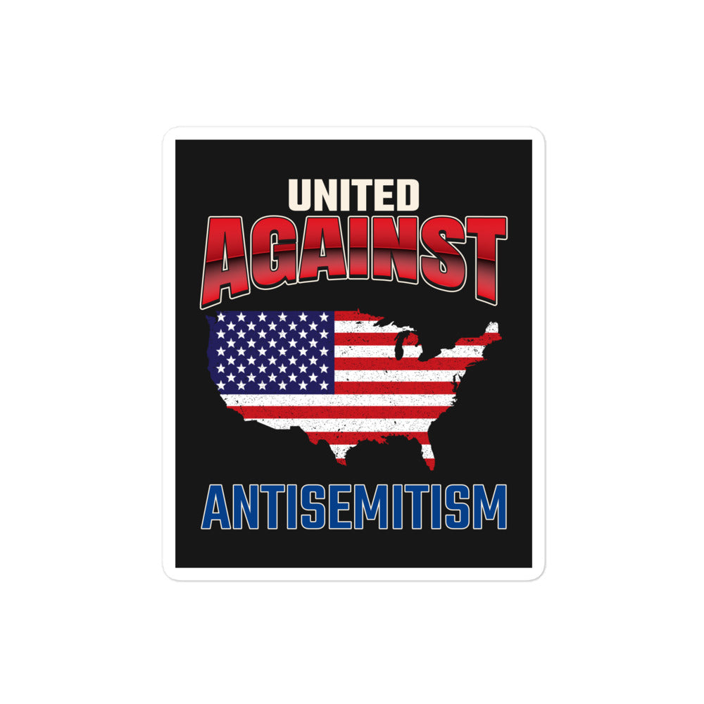 USA Edition | United Against Antisemitism | Kiss Cut Sticker