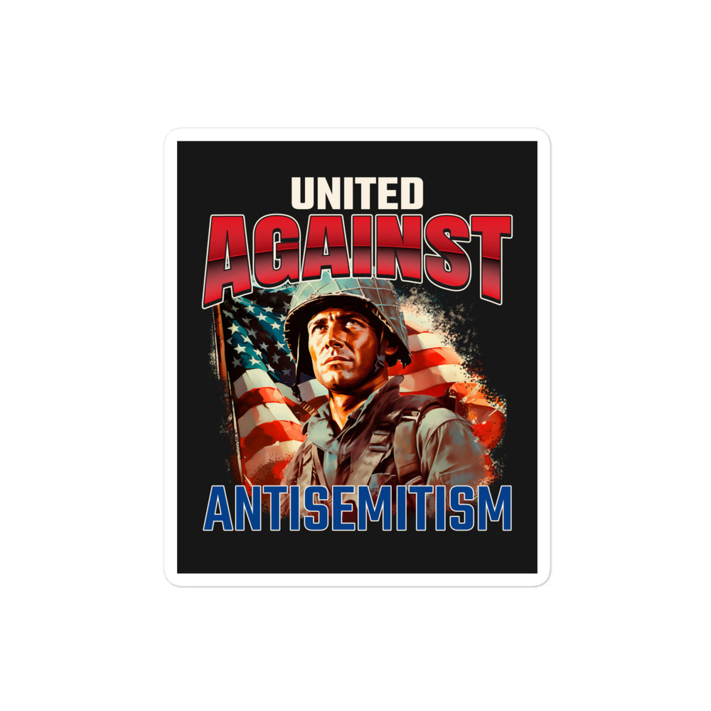 USA Edition | United Against Antisemitism | Kiss Cut Sticker Jouparty