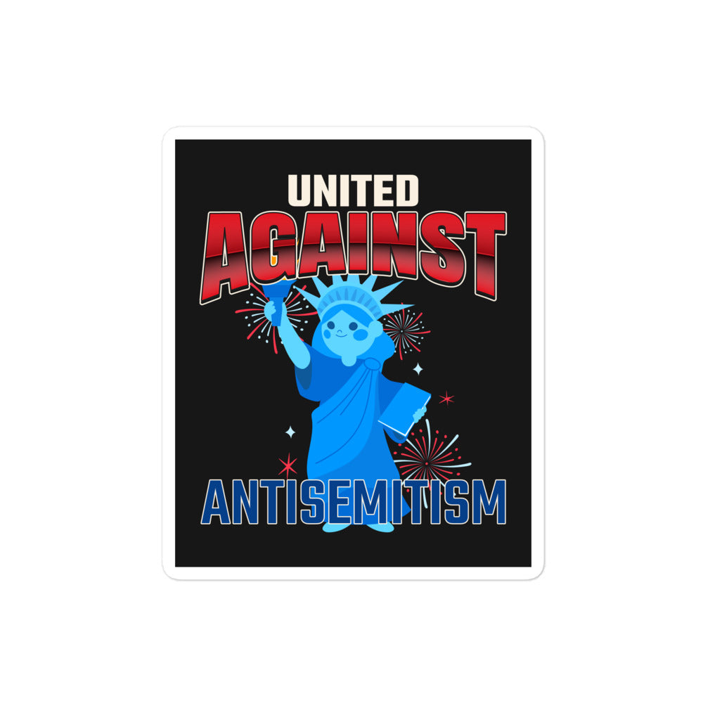 USA Edition | United Against Antisemitism | Kiss Cut Sticker Jouparty