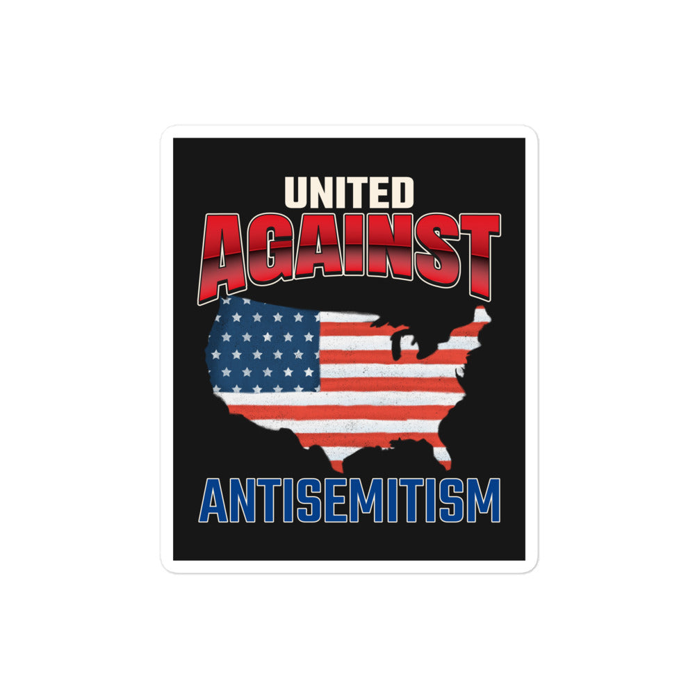 USA Edition | United Against Antisemitism | Kiss Cut Sticker Jouparty