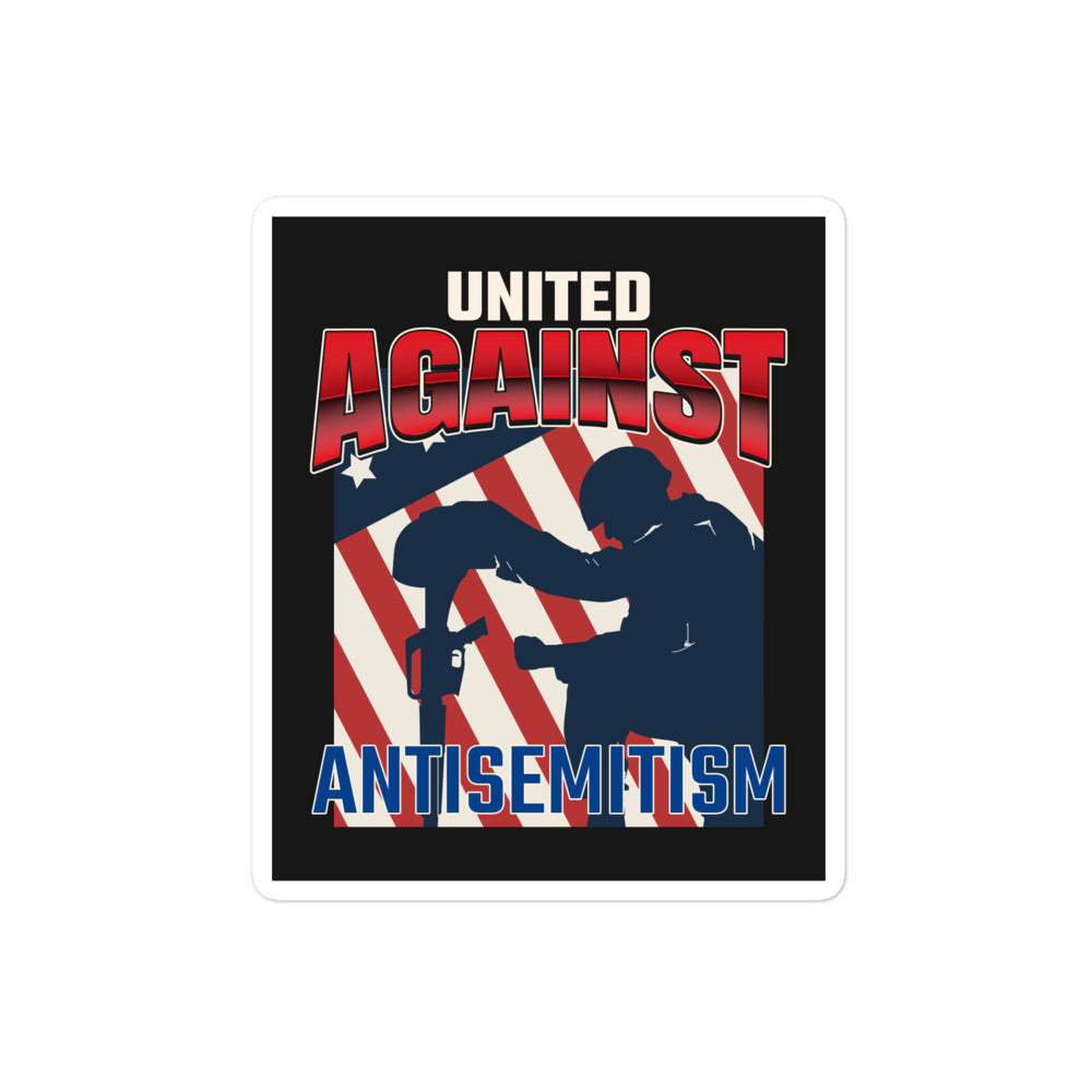 USA Edition | United Against Antisemitism | Kiss Cut Sticker Jouparty