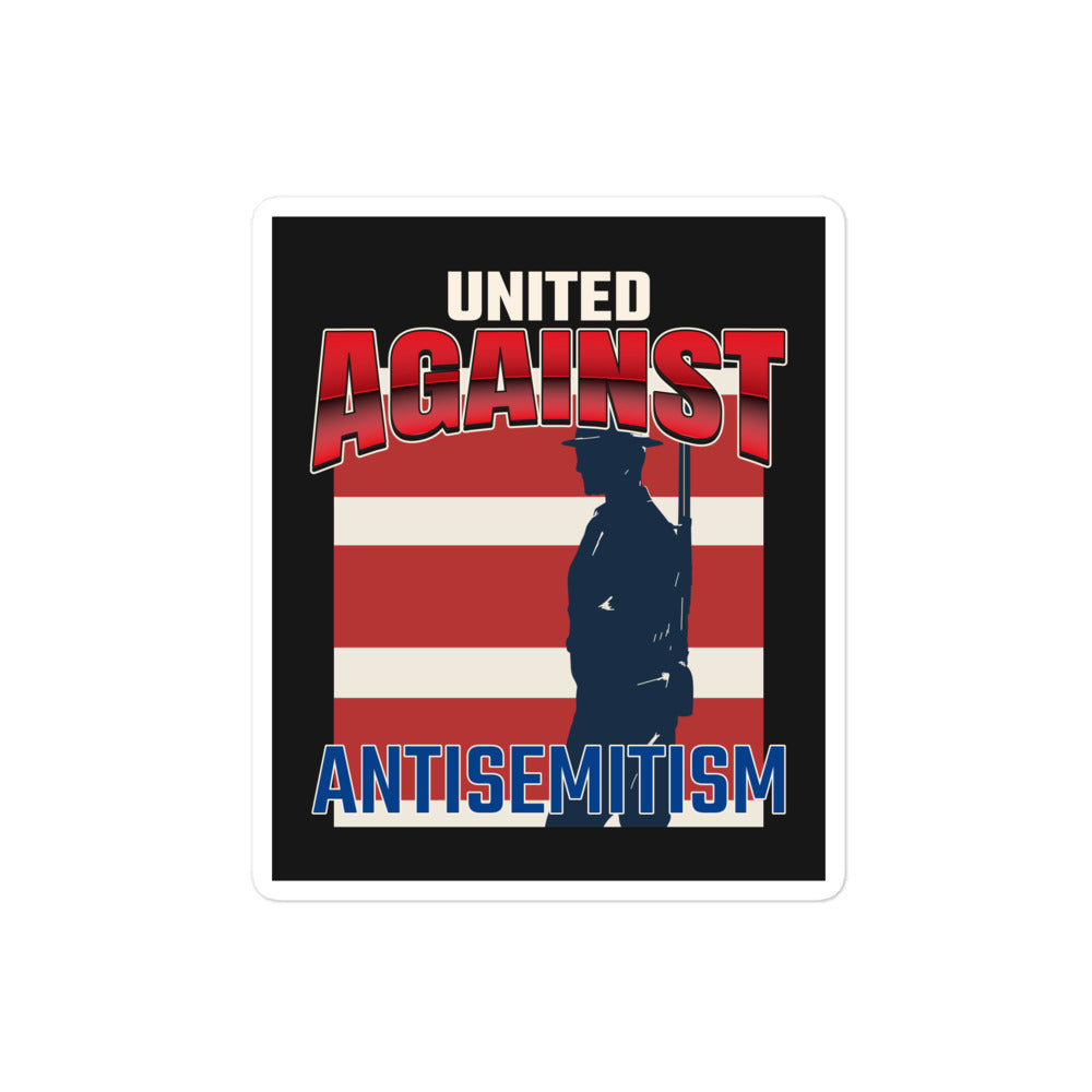 USA Edition | United Against Antisemitism | Kiss Cut Sticker Jouparty