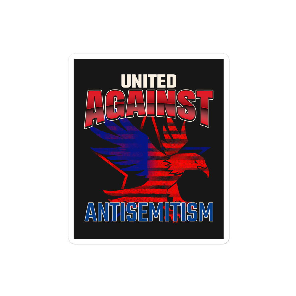 USA Edition | United Against Antisemitism | Kiss Cut Sticker Jouparty