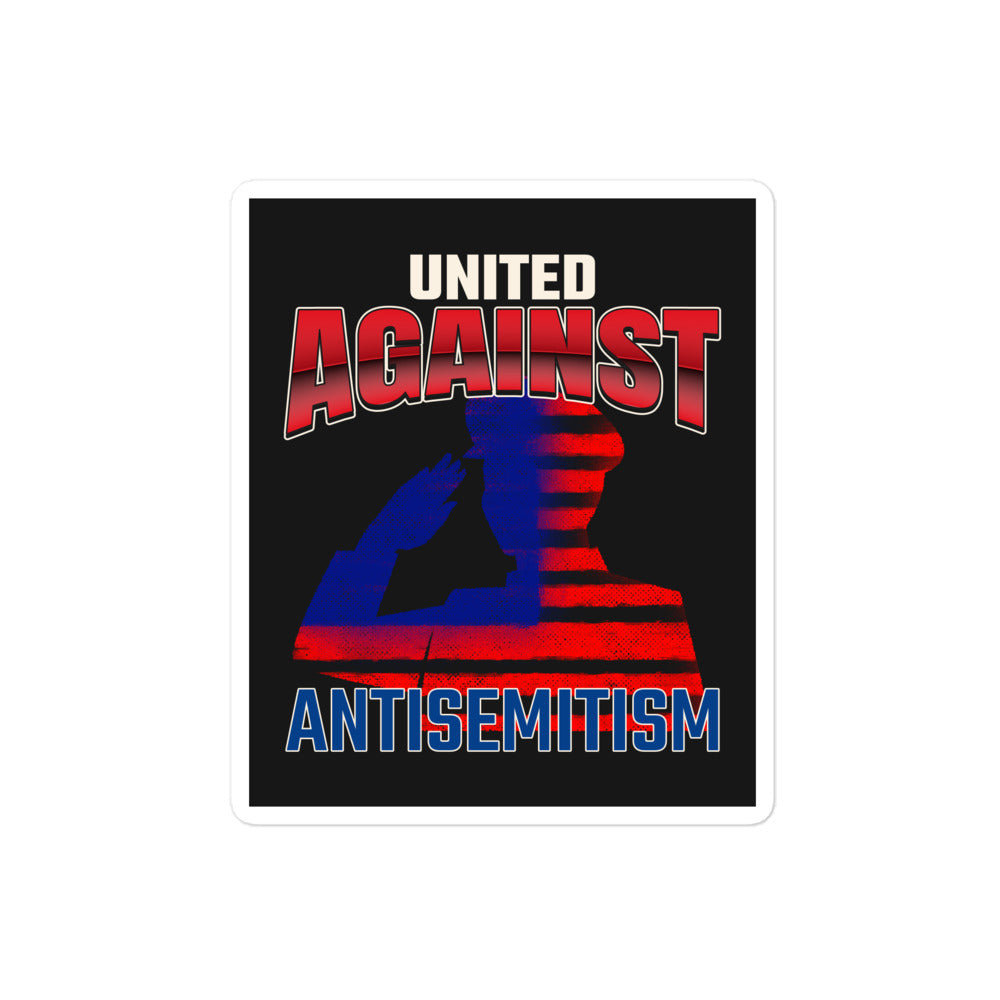 USA Edition | United Against Antisemitism | Kiss Cut Sticker Jouparty