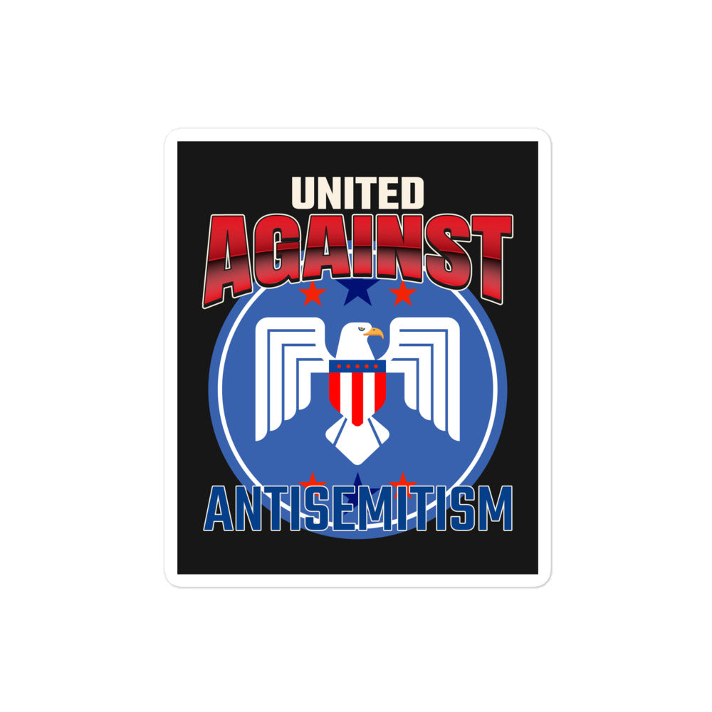USA Edition | United Against Antisemitism | Kiss Cut Sticker Jouparty