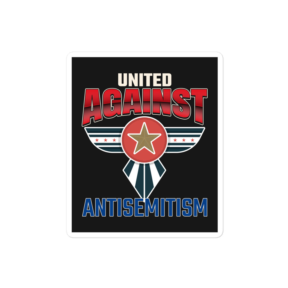 USA Edition | United Against Antisemitism | Kiss Cut Sticker Jouparty