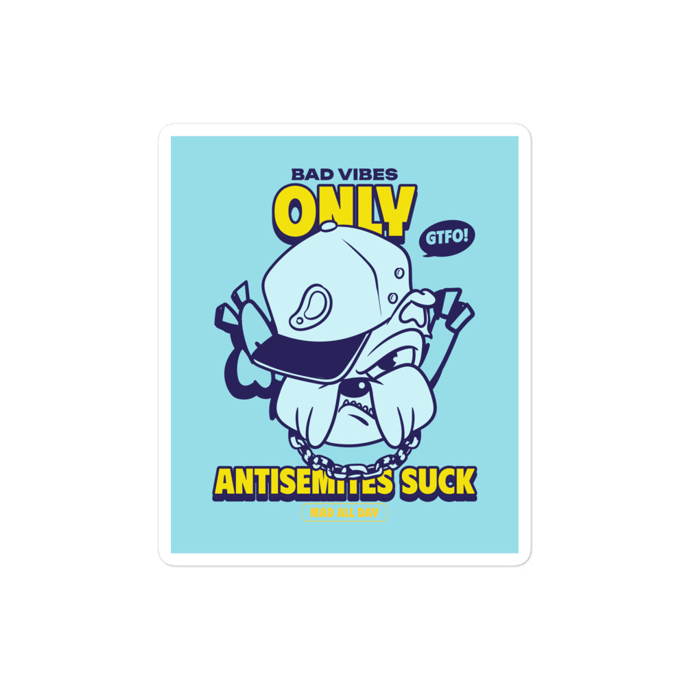 Streetart Graffiti Cartoon | Antisemitism | Kiss Cut Sticker