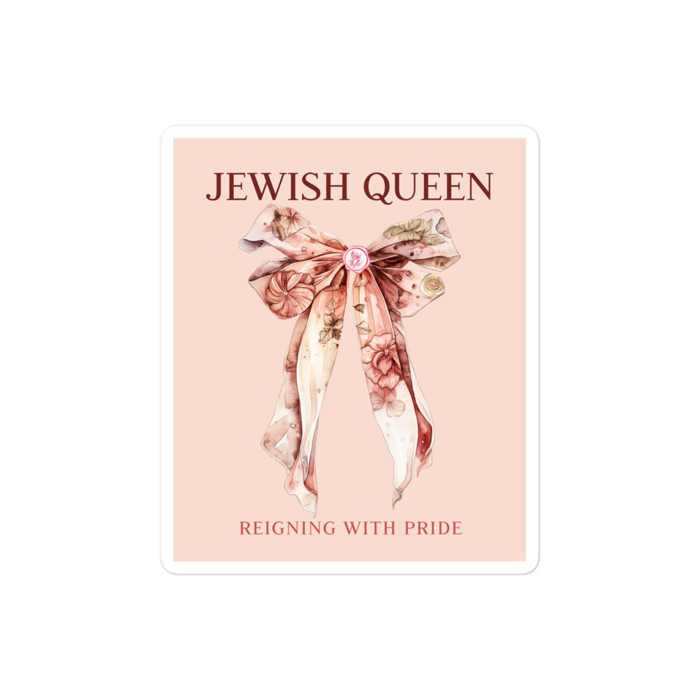 Jewish Queen | Kiss Cut Sticker Jouparty