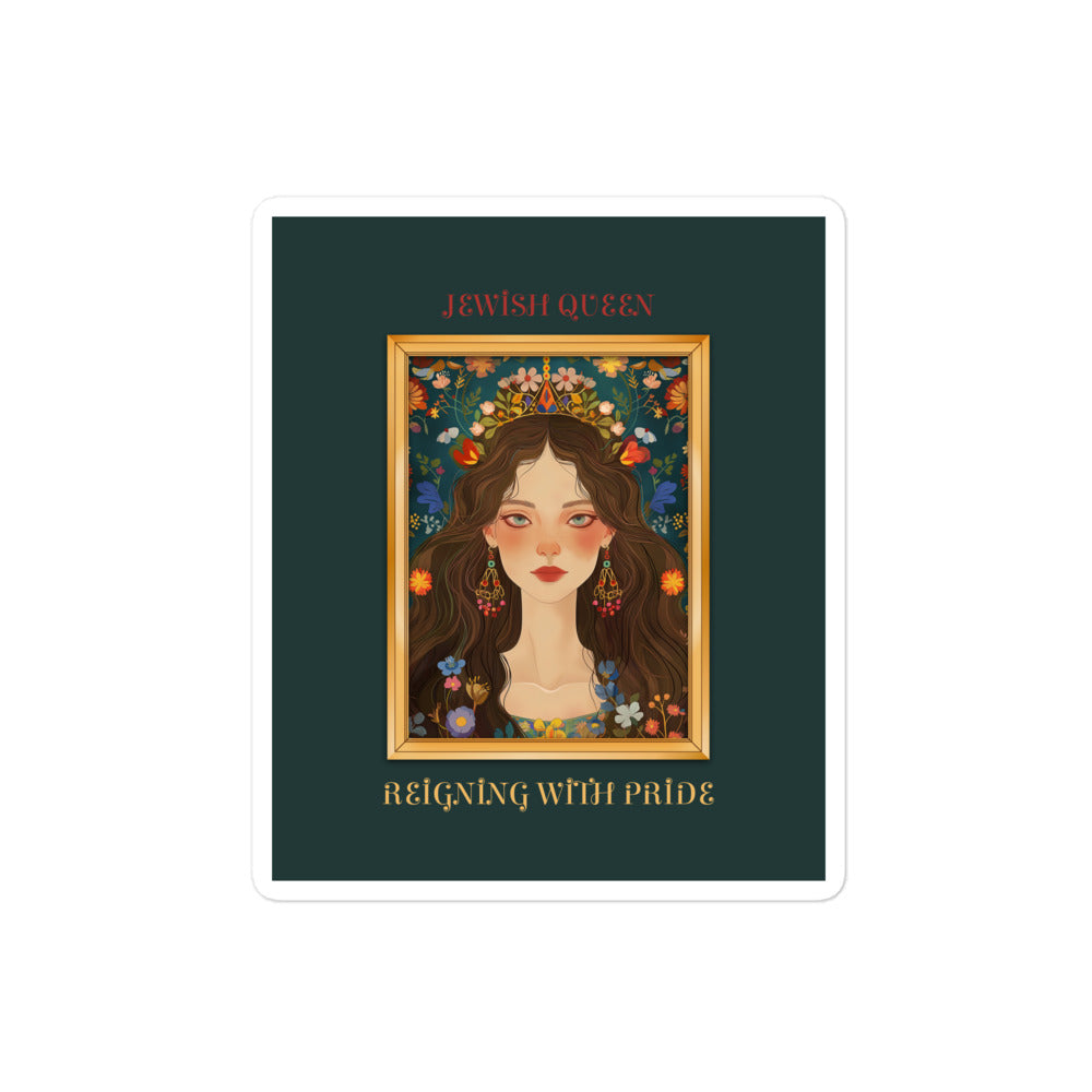 Jewish Queen | Kiss Cut Sticker Jouparty