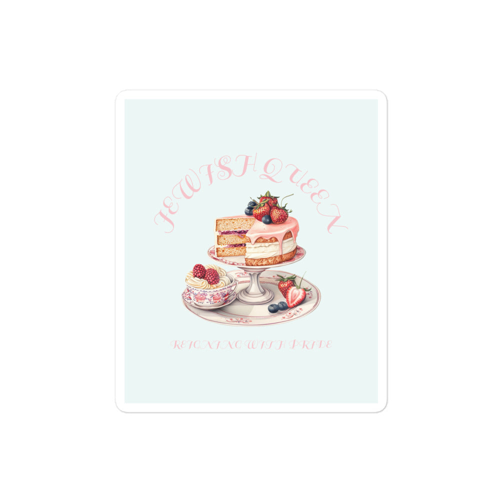 Jewish Queen | Kiss Cut Sticker Jouparty