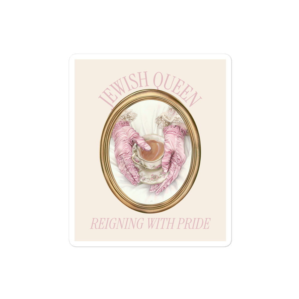 Jewish Queen | Kiss Cut Sticker Jouparty