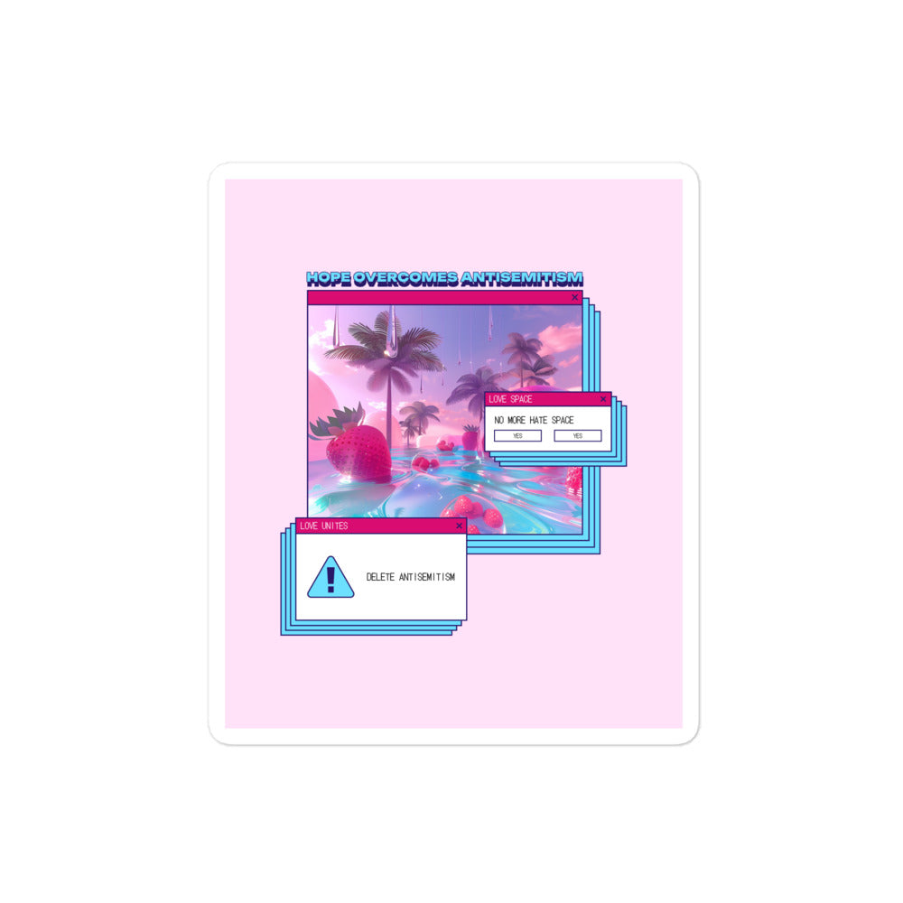 A Colorful Dream | Antisemitism | Kiss Cut Sticker