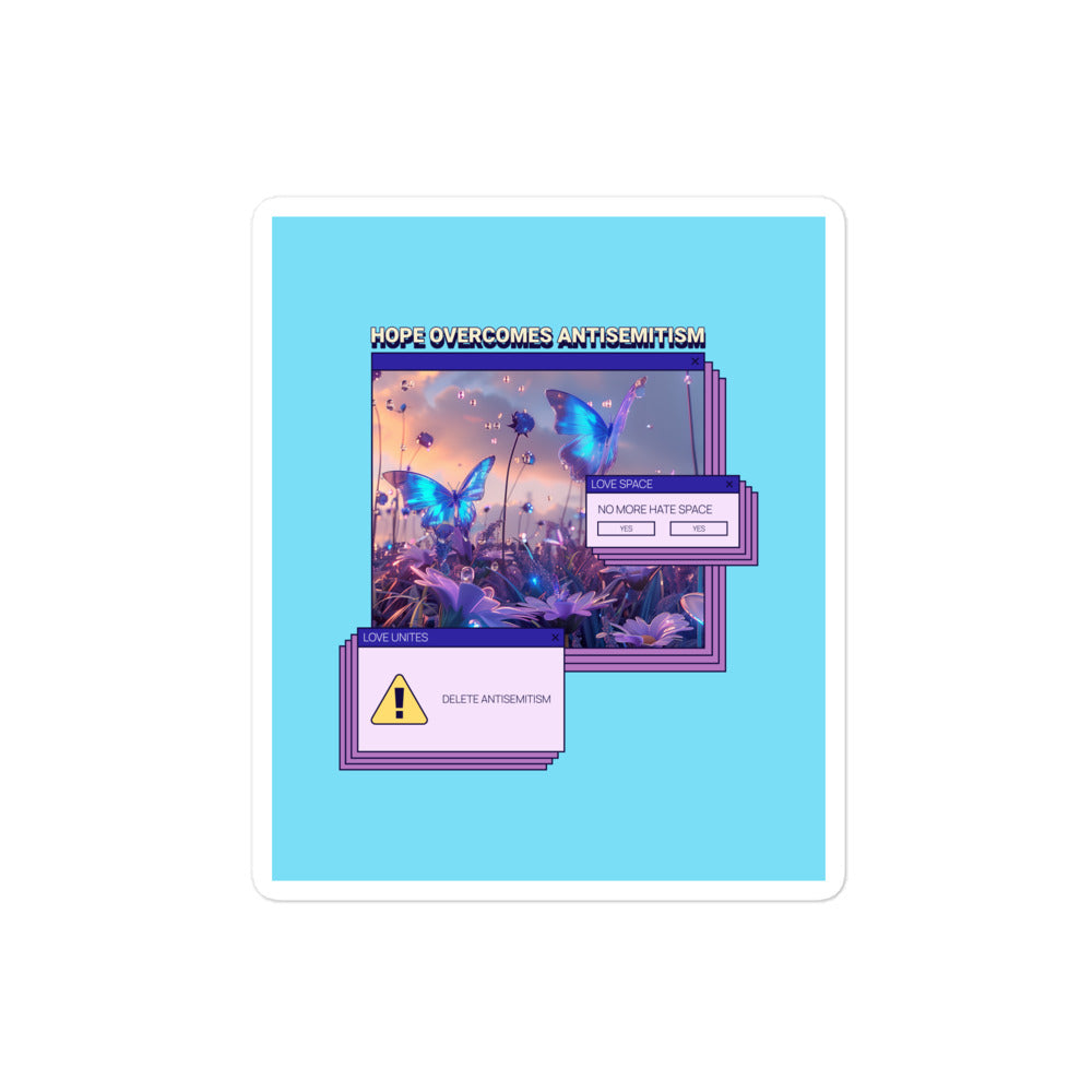 A Colorful Dream | Antisemitism | Kiss Cut Sticker