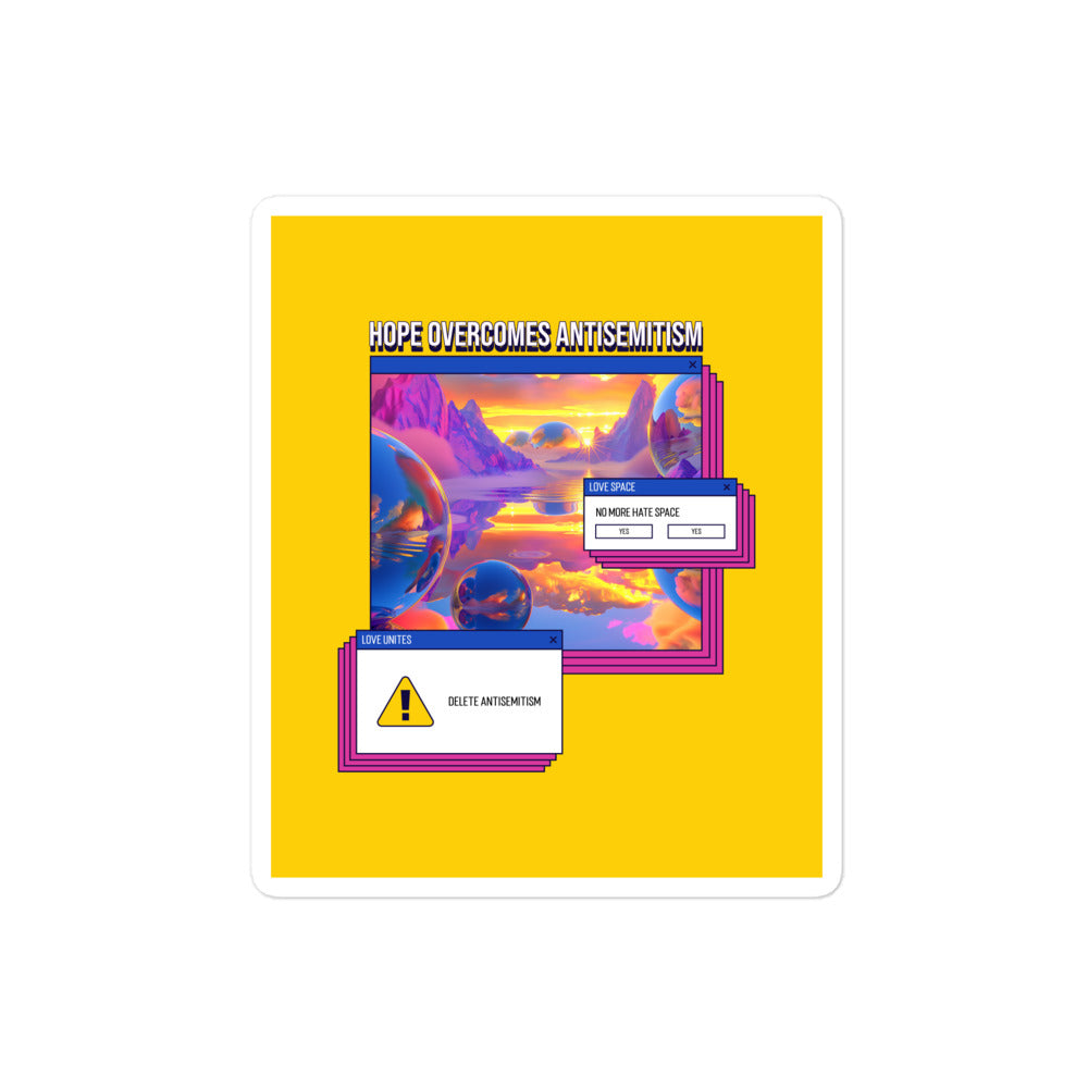 A Colorful Dream | Antisemitism | Kiss Cut Sticker
