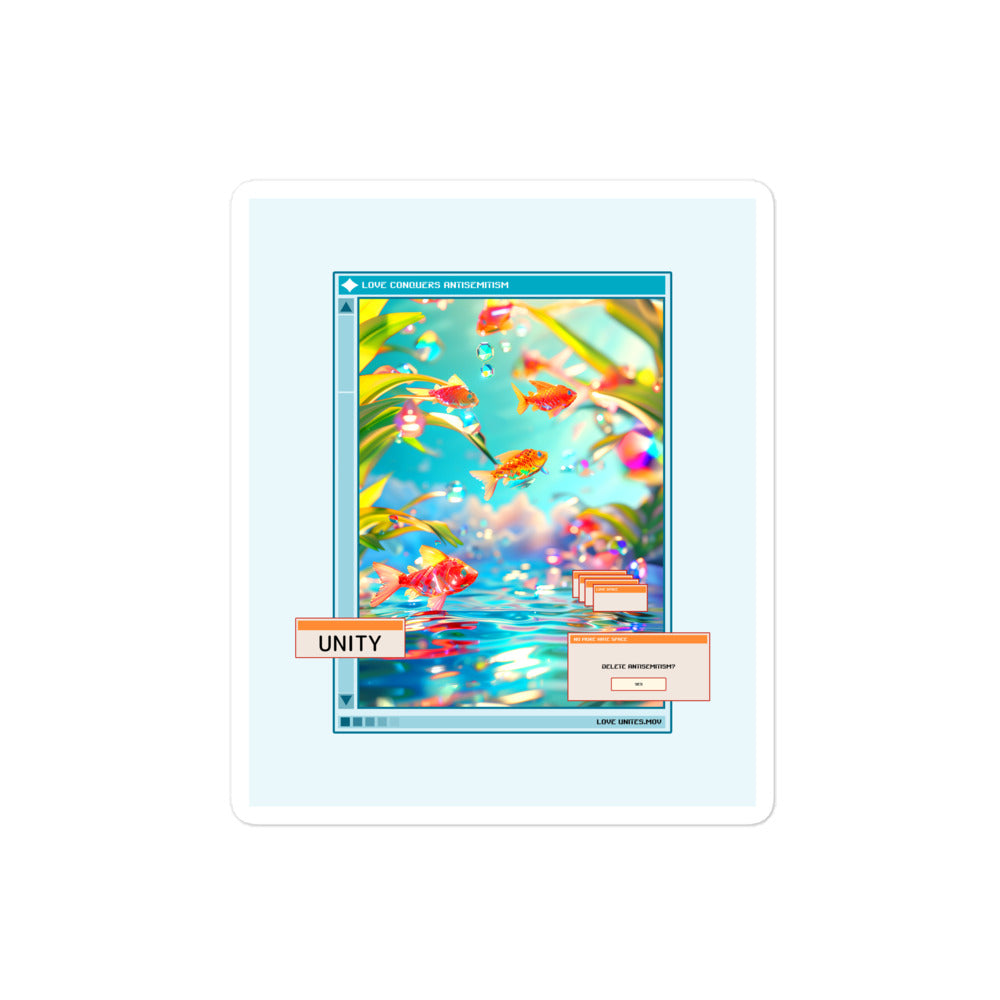 A Colorful Dream | Antisemitism | Kiss Cut Sticker