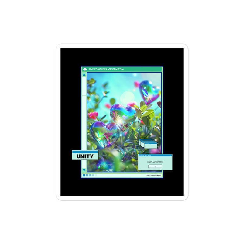 A Colorful Dream | Antisemitism | Kiss Cut Sticker