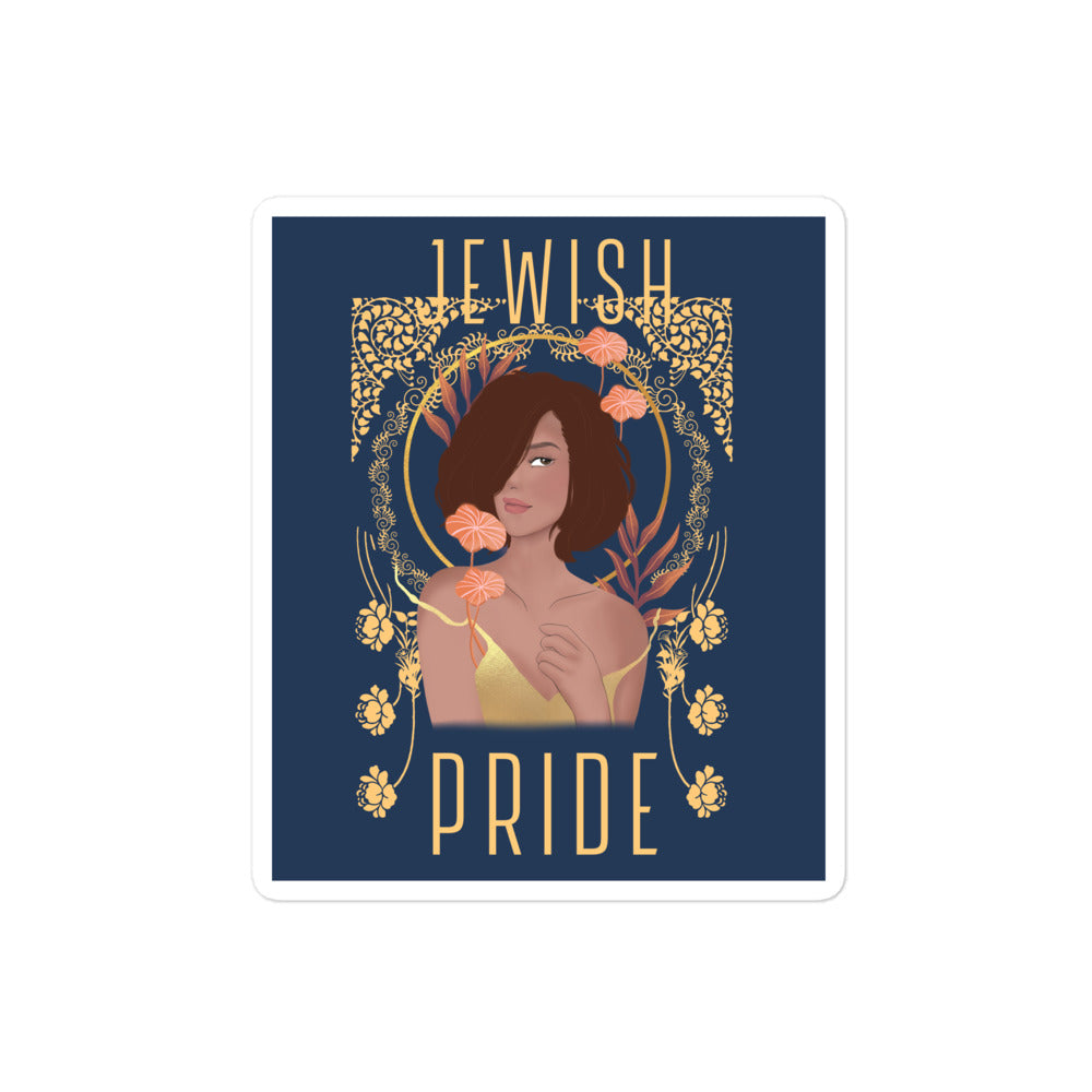 Jewish Beauty | Kiss Cut Sticker Jouparty