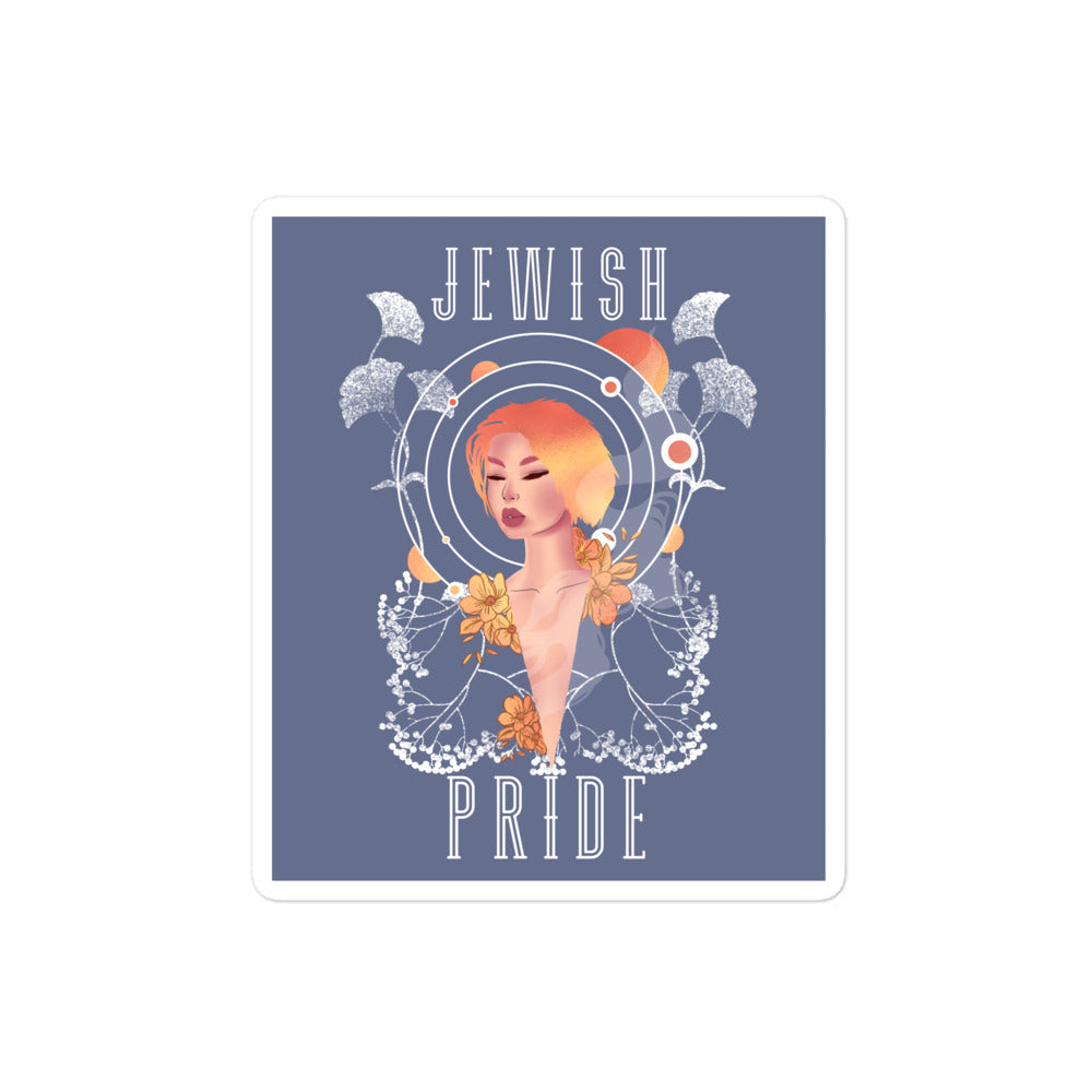 Jewish Beauty | Kiss Cut Sticker Jouparty
