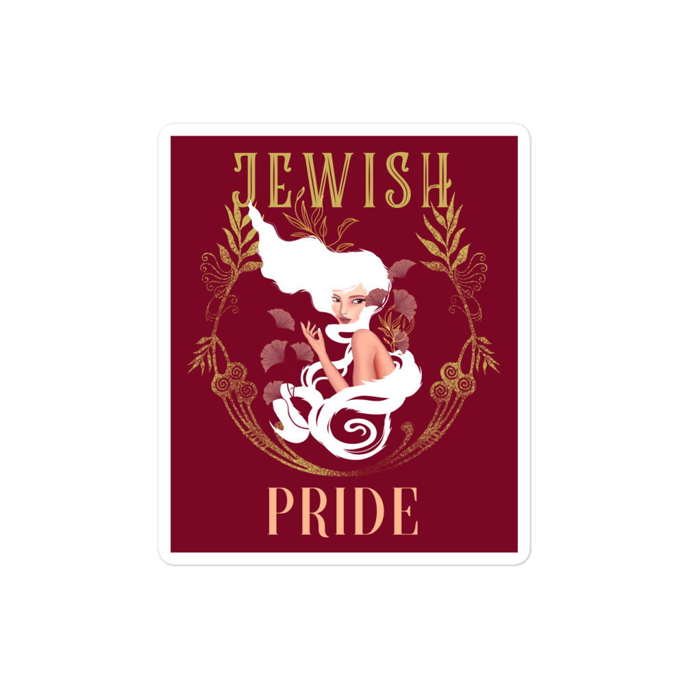 Jewish Beauty | Kiss Cut Sticker Jouparty