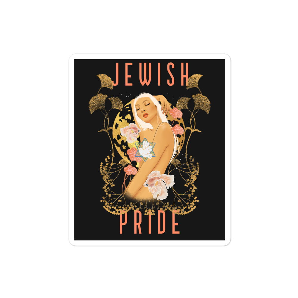 Jewish Beauty | Kiss Cut Sticker Jouparty