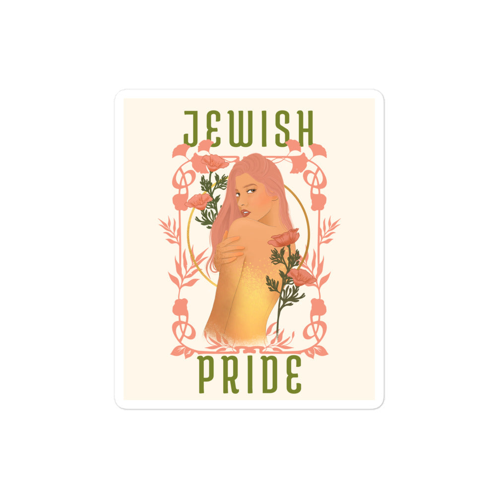 Jewish Beauty | Kiss Cut Sticker Jouparty
