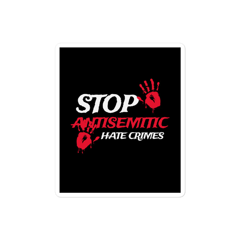 Antisemitic Hate Crimes | Kiss Cut Sticker