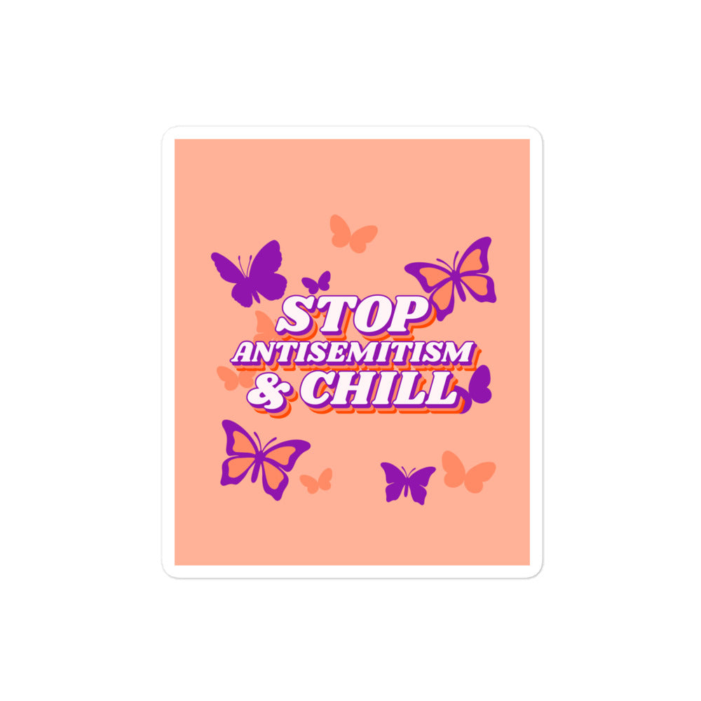 Chill Retro | Antisemitism | Kiss Cut Sticker