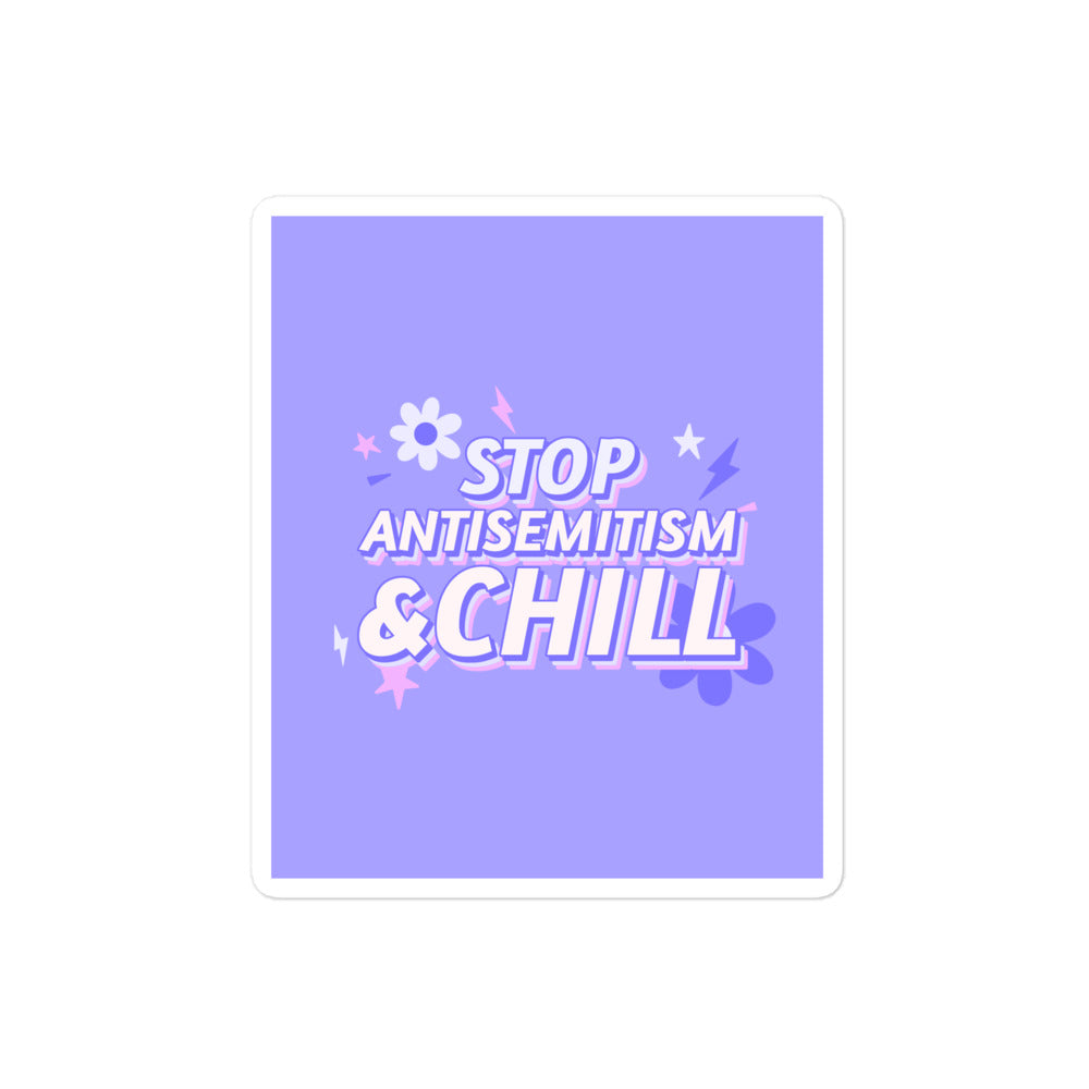 Chill Retro | Antisemitism | Kiss Cut Sticker