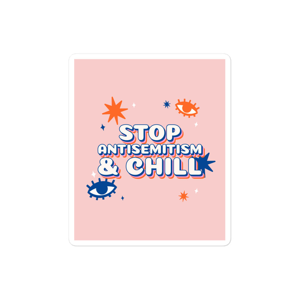 Chill Retro | Antisemitism | Kiss Cut Sticker